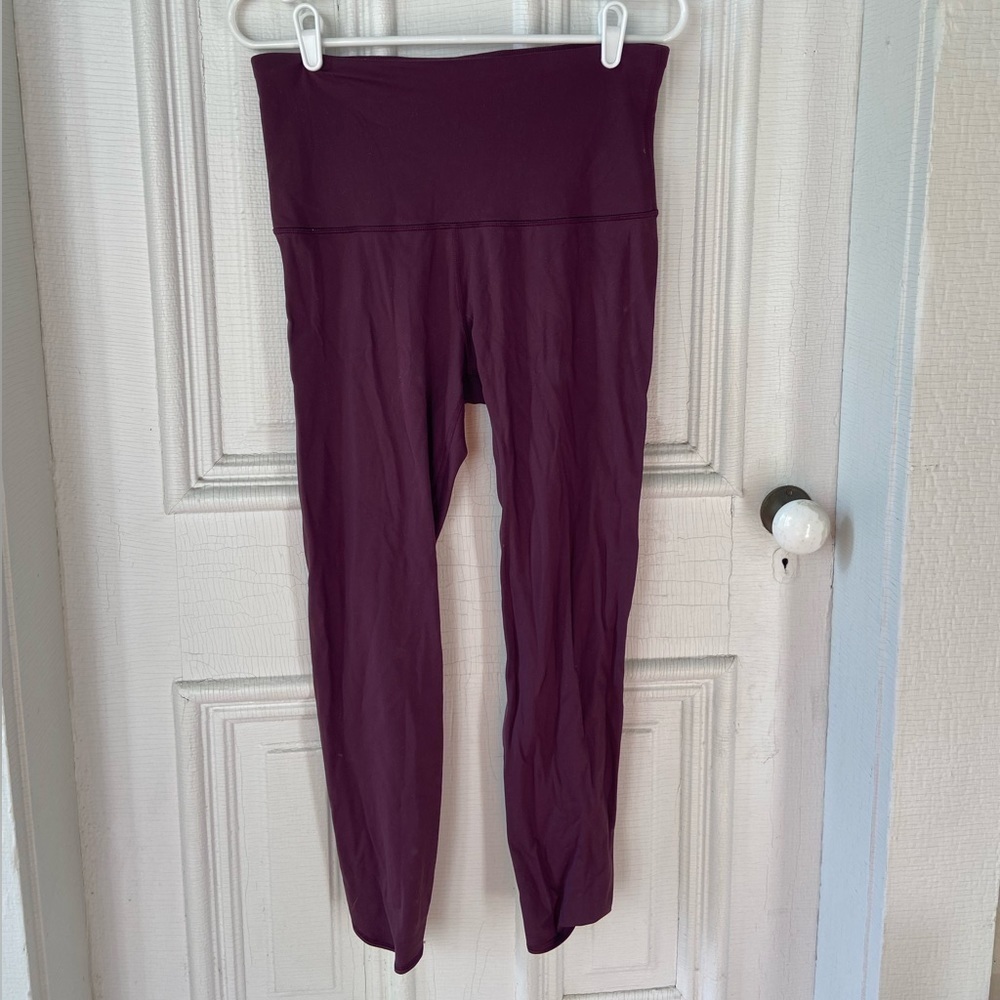 All in motion plum tights, size large. High waisted.
